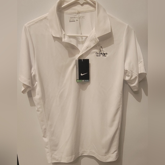 Nike Golf Grayhawk Golf Club Boys Short Sleeve Victory Polo NWT - Picture 1 of 5